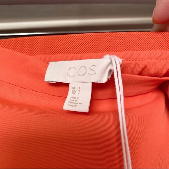 COS Orange Skirt - Picture 4 of 8
